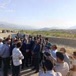 حضور دکتر کولیوند استاندار سمنان در منطقه رودبار شهرستان دامغان